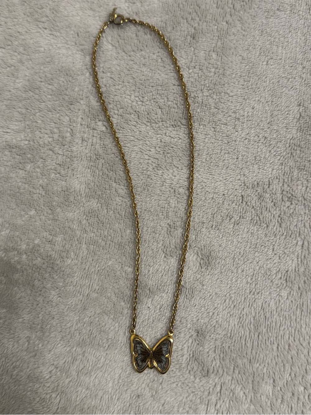 Gold Butterfly Pendant Necklace - Women Jewelry